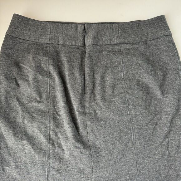 White House Black Market Gray Lined Skirt Size 12 - Picture 12 of 12